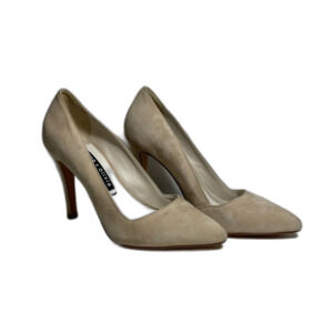 Alice+Olivia Suede Pump Heels Size: 35 Color: Nude